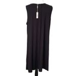 Max Studio  Womens Shift Dress‎ Sleeveless Embroidered Lace Tassel Black Size XL Photo 2