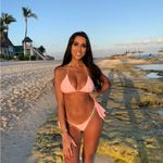 SheIn Pink Bikini Set with Gold Accents Photo 4