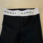 Koral  Black Woman's Biker Shorts Leggings Photo 1