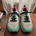 Keen  Utility Sparta II Alloy Toe Work Shoes Sneakers Teal Blue Pink Women’s 7‎ Photo 1