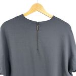 Brunello Cucinelli Bruno Cucinelli Dress Gray Crew Neck Dark Grey Midi Length Short Sleeve Medium Photo 5