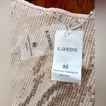 Kenneth Cole KS Beige sequined skirt Photo 5