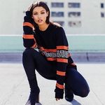 LF the Brand Cotton Logo Sweatshirt Orange Black Photo 0