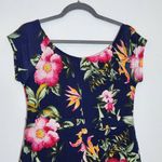 Derek Heart  Navy Floral Maxi Dress with Shorts Underneath NWOT Size Large Photo 5