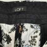 Loft Julie Floral Jacquard Embroidered Pencil Pants Sz 18 Career Whimsigoth Y2K Photo 3