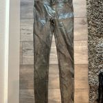 Spanx Leather  Faux Olive Leggings Photo 2