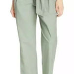 Rebecca Taylor La Vie Sage Cotton Twill Belted High Rise Trouser Pant 28 Photo 0