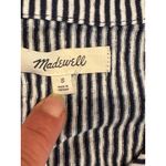 Madewell  Women's Blue White Stripped Boxy Linen Blend Sleeveless Top S NWT Photo 7