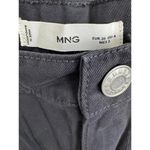 Mango  100% Cotton Pocket Cargo Jeans Pants Charcoal NWT Size 4/S Photo 7