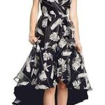 Dress the Population NEW Delphine Tropical Organza Wrap Dress XS Photo 0