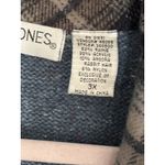 Victoria Jones Angora Christmas Sweater Vest 3X Cozy Grandma Chic Blue Plaid Size undefined Photo 3