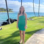 Babaton  Aritzia Green One Shoulder Dress Photo 2