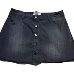 Altar'd State Altar’d state charcoal denim Button-Up Skirt size L Photo 0