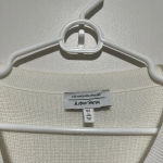 & Other Stories & Other Stories White Ribbed Fringe Sweater Size‎ Small Photo 1