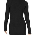 BCX Brand BCX Black Lace-Up Tunic Sweater Dress XL Photo 1