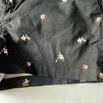 A New Day  dainty floral stretch chino shorts black size 10 Photo 1