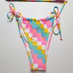 Xhilaration Junior's Swimsuit Size Medium Pink Multi 2 Piece Bikini Swimwear Photo 5