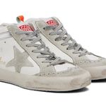 Golden Goose NWT White & Gray Mid Star Sneakers SSENSE Exclusive Size 36 Photo 0