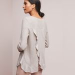 Anthropologie Saturday Sunday Wendy Waffle Knit Ruffle Top Size XS Photo 1