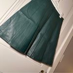 Free People NWT  Green Faux-Leather Skirt Sz 0 Photo 11
