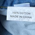 Princess Polly Princess Poly Xx Blue Denim cotton High waisted Zip & button fastening Raw Hem Photo 7