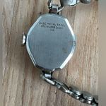 Caravelle Ladies Watch Vintage White Gold Filled Stretch Bracelet Mechanical Photo 5