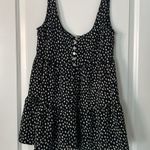 Urban Outfitters Tank Tiered Romper Black and White Size XS Flowy Lightweight Photo 0