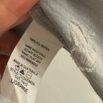 Ces Femme Boho Textured Elegant Fabric Square Neck Light Blue Blouse Photo 5