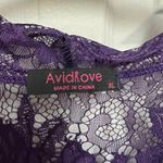 Avidlove Aubergine Lace Kimono Robe Photo 6