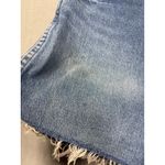 Wrangler  Womens Blue Denim Cutoff Shorts Distressed Frayed Hem Size 34x30 Photo 4