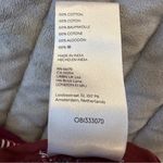 Anthropologie Maeve cotton Pull-on Wide-leg Pants. Red Aztec print.β Size XS. Photo 8