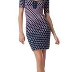 Zac Posen Pink Polka Dot Knit Dress Size Large Photo 0