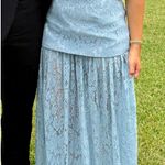 Pretty Little Thing  Lace Sheer Skirt Panel Bandeau Midaxi Dress Photo 0