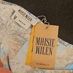 đź’•MAISIE WILENđź’• Dial Up Skirt ~ Alpine Mountain Scene Medium M NWT Blue Photo 12