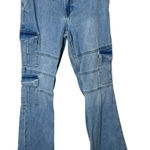 PacSun ‎ Low Rise Cargo Flare Jeans Size 28 Photo 0