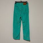 Levi's Ribcage Straight Ankle Corduroy Pants Green Size 25 Photo 2