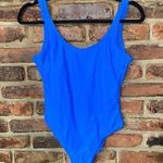 No Boundaries  Royal Blue One-Piece Scoop Back Swim Bathing Suit Size Medium Photo 0