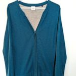 CAbi style #3368 Ever Cardigan Sweater Knit Snap Front Teal M Photo 0