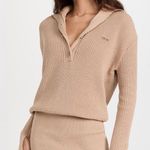 New SER.O.YA Katana Sweater Mini Dress in Tan Size L Photo 1