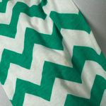 Source Unknown Green and White Chevron Infinity Scarf Photo 3