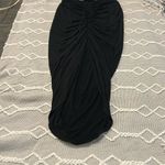 Bailey 44 Black Ruched Midi Skirt Photo 5