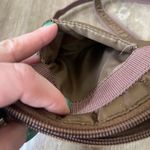 Lug Travel Brown Mini Puffer Crossbody Pouch Zipper Bag ~ FLAWED Clasp Photo 5