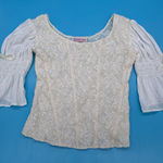 The North Face Marikka Nakk Lace Whimsigoth Boho Top Ivory  Size Small Vintage Photo 0