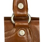 CELINE Brown Leather Tall Satchel Tote Bag CE00/13 Bougie Era Made in Italy Photo 5