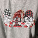 Gnomes shirt top soft comfy long sleeve round neck New with tag Same day shipping Smoke and pets free It's not sweatshirt material, it's a snug fit. Gray Size M Photo 1