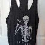 Salty Savage Racer Back Tank Tops Set of 2 Black Women's XLarge Size XL Photo 0