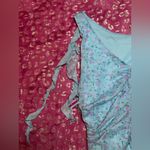 Lush Clothing New LUSH 90s Frill Detail Mesh Lined Blue Pink Feminine Mini Rose Tank Top LG Photo 7