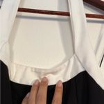 NICHOLAS Black and White Backless Dress Size XS Photo 3