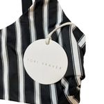 Tori Praver Swimwear Tori Praver Deja Striped Bikini Top Medium Black White Photo 7