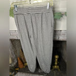 Madewell  size Xs striped jogger lounge pants drawstring waist Photo 2